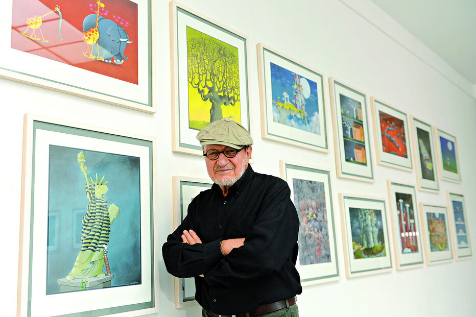 Mordillo (1932-2019) iniciou a sua carreira como ilustrador, mas nos anos 60 tornou-se cartoonista em França    