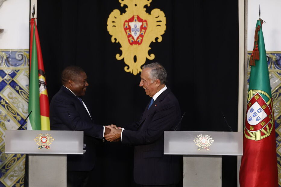 Marcelo Rebelo de Sousa e Filipe Nyusi