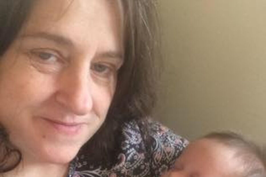 Dawn Pullen-Lee com o filho