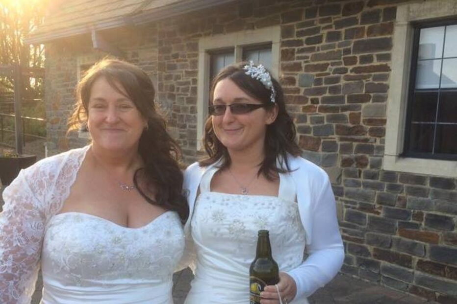 Dawn Pullen-Lee com Rebecca