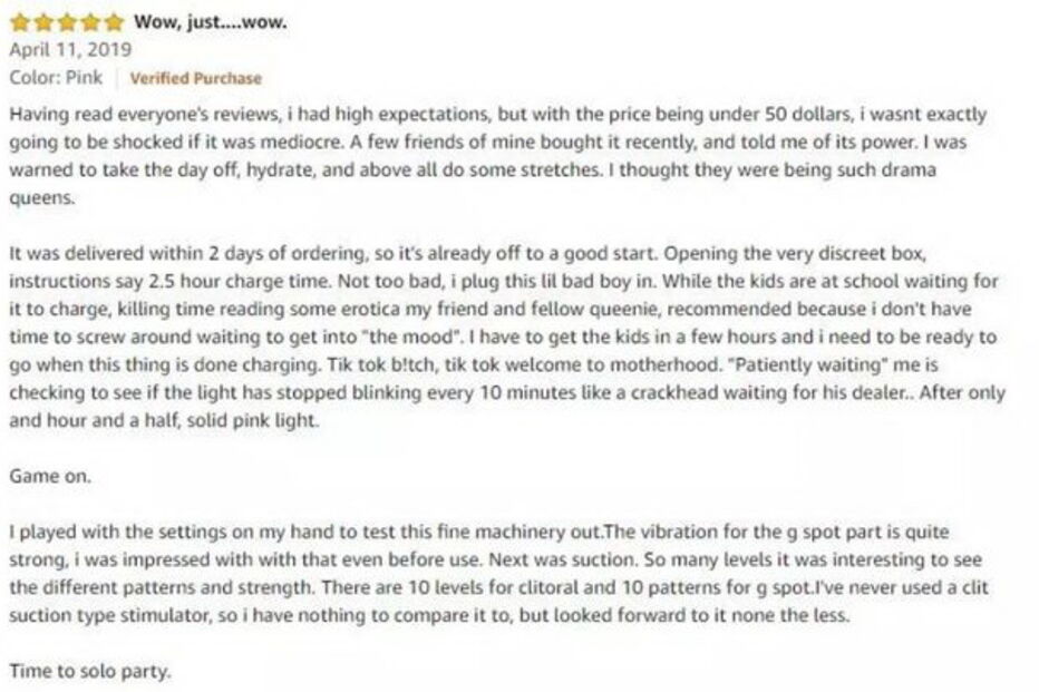 Vibrador da Amazon esgota após critica de mulher