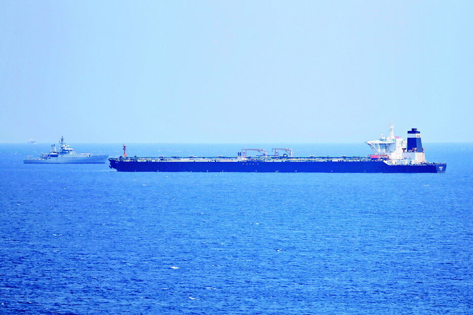 O ‘Grace 1’ foi abordado e escoltado para um porto em Gibraltar