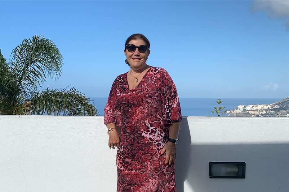 Dolores Aveiro antes da mudança de visual