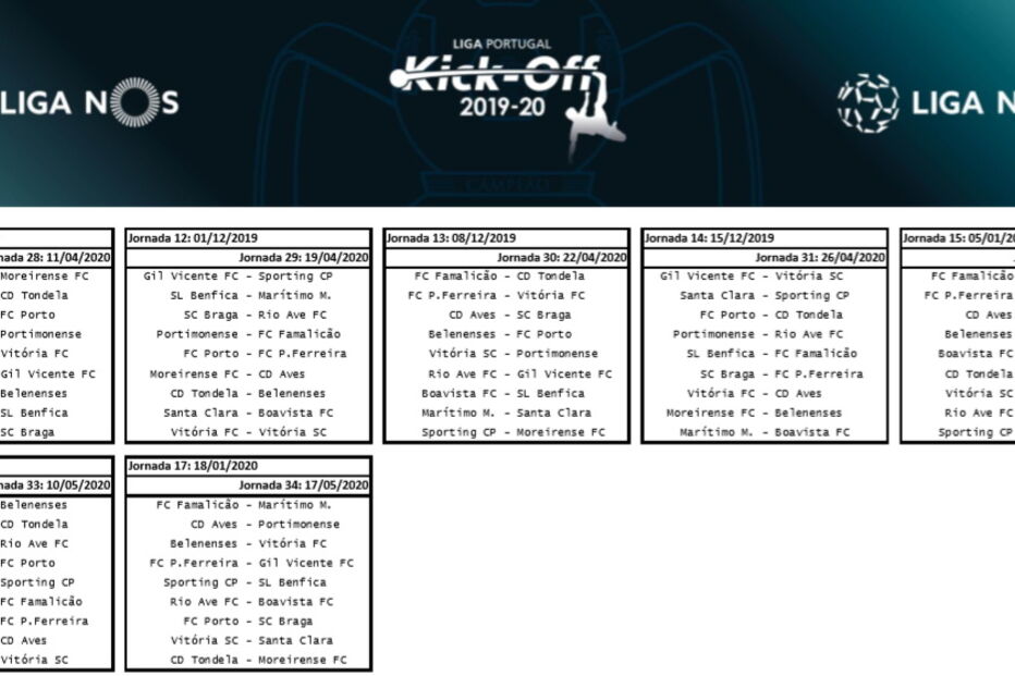 Calendário da Liga NOS 2019/2020
