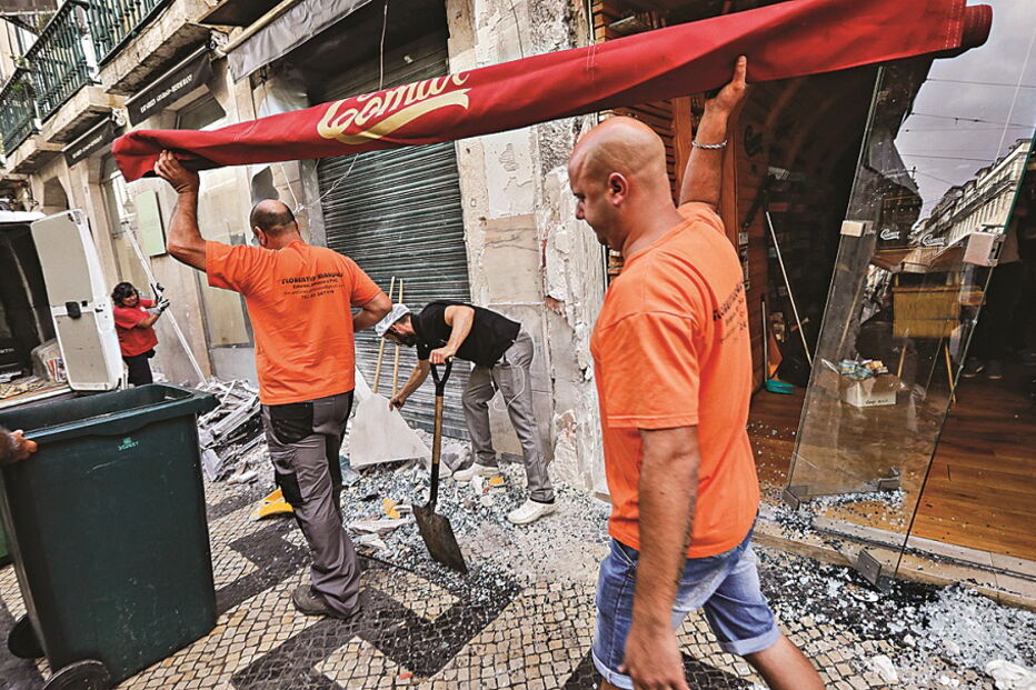 Lojas sofreram prejuízos 