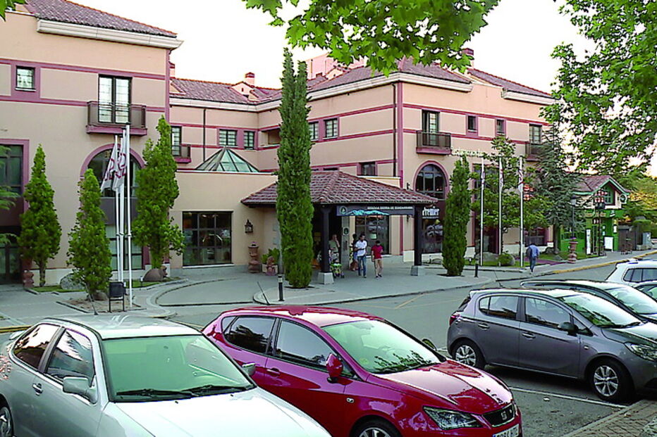 Segóvia Sierra fica num local paradisíaco. Está todo ele reservado para a equipa do atl. madrid.