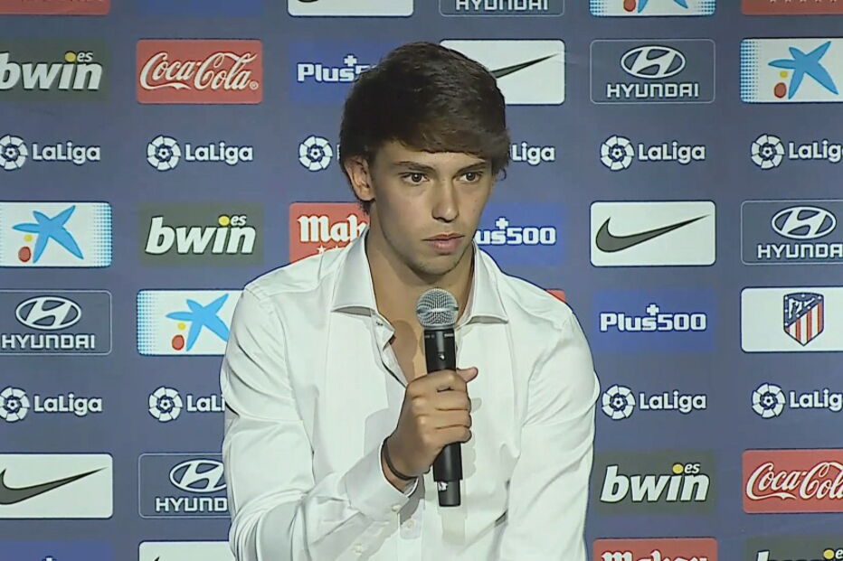João Félix apresentado no Atlético de Madrid