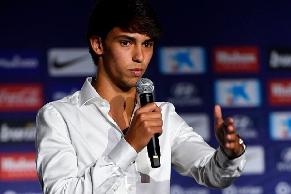 João Félix apresentado no Atlético de Madrid