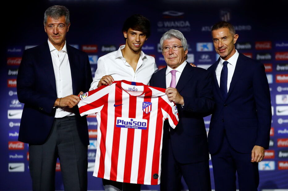 João Félix apresentado no Atlético de Madrid