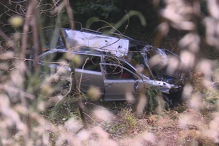 Bebé de 10 meses entre dois mortos em queda de carro em barragem de Canelas. Há três feridos