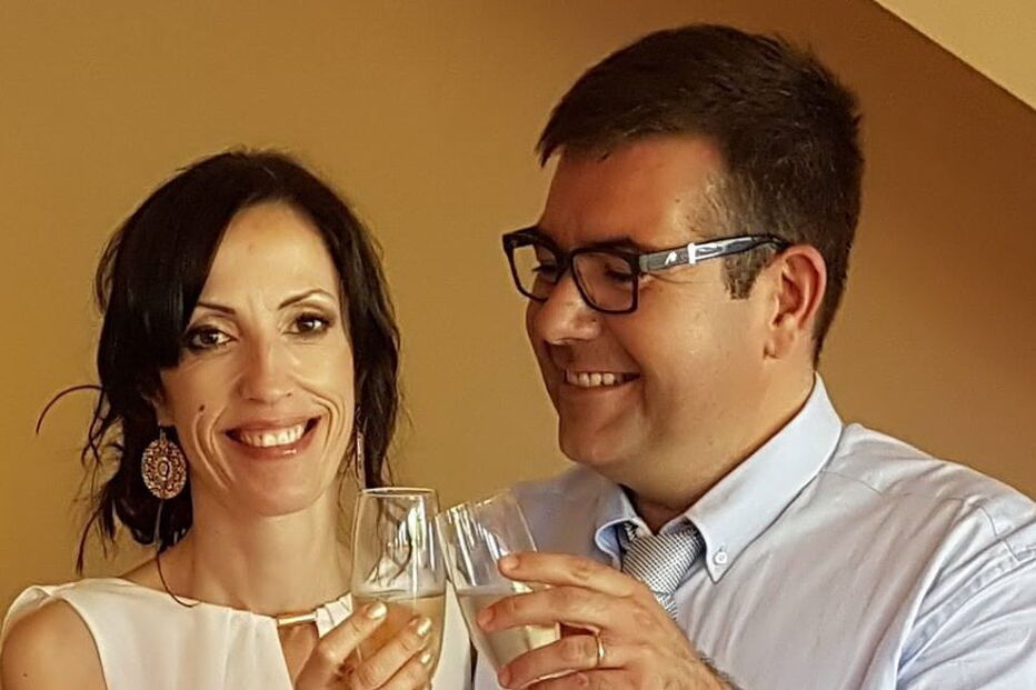 Vice-presidente da Câmara Municipal de Faro, Paulo Santos, e a mulher, Sandra Ramos