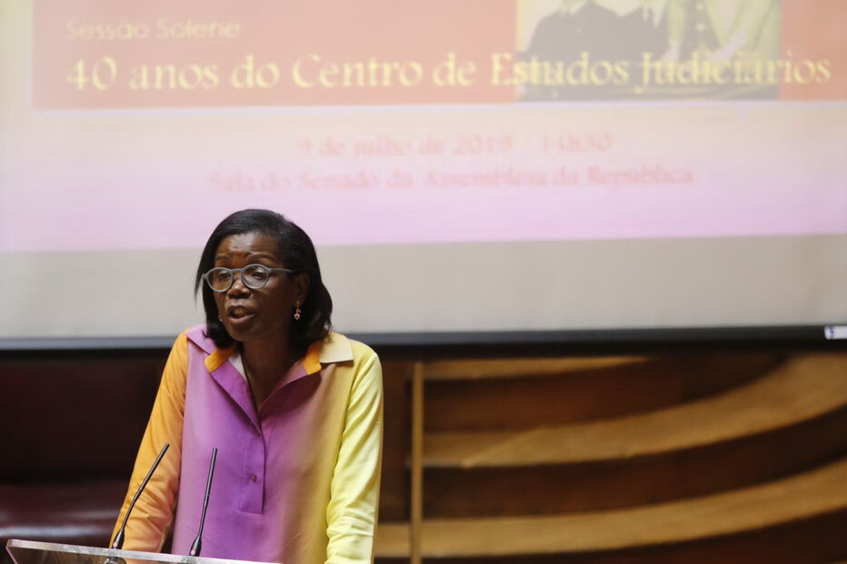 Ministra da Justiça, Francisca Van Dunem