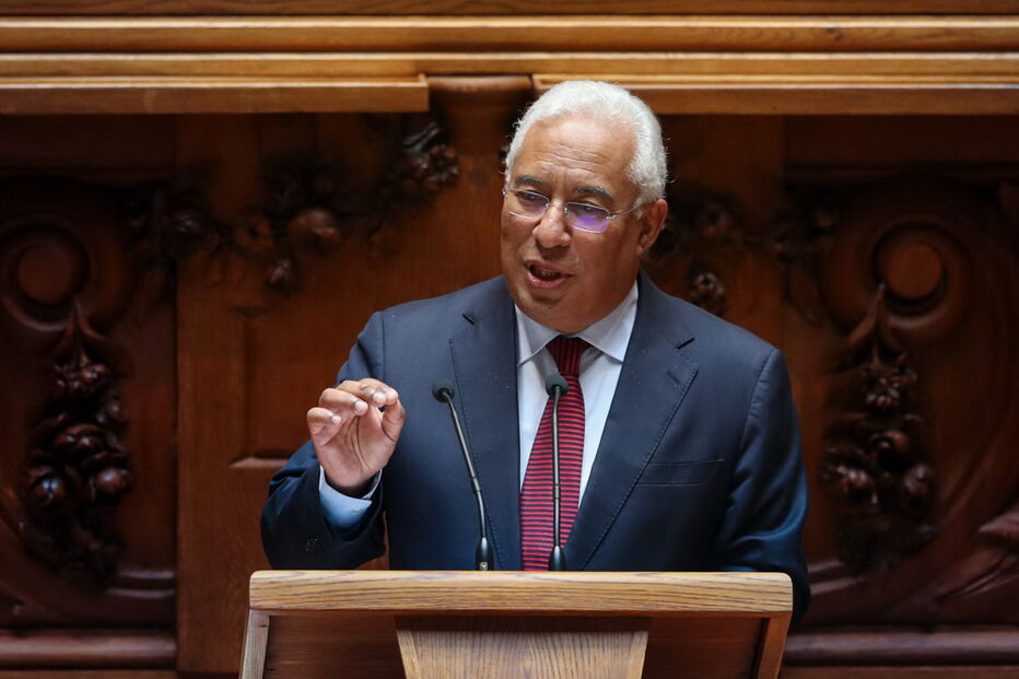 António Costa no debate de legislatura no parlamento