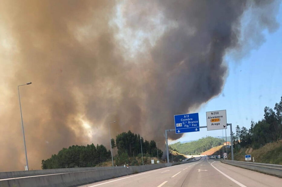 Incêndio em Leiria