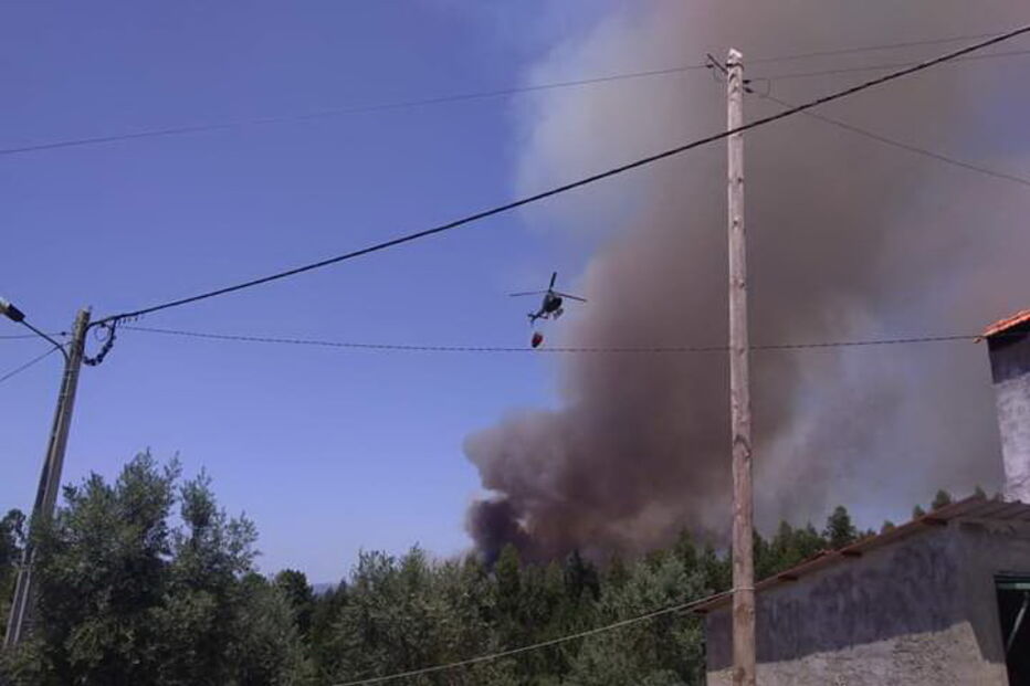 Incêndio em Leiria