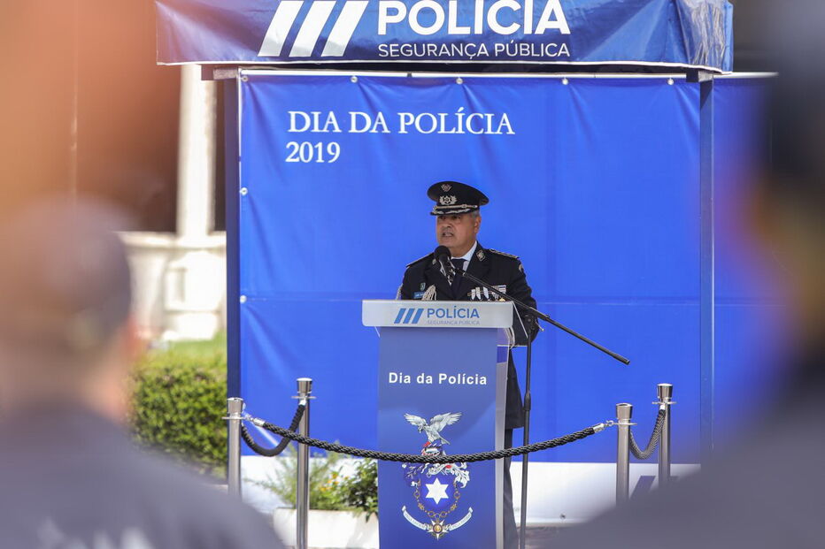 Polícias manifestam-se na celebração dos 152 anos da PSP