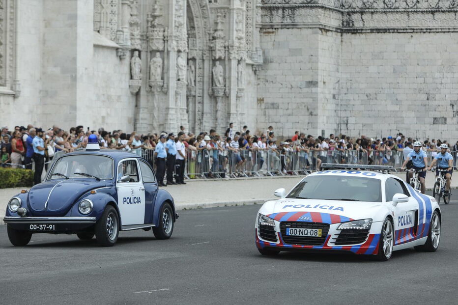 Polícias manifestam-se na celebração dos 152 anos da PSP