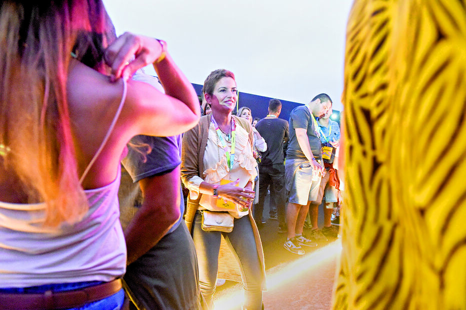 A apresentadora da SIC recusou falar com os jornalistas e posar para fotografias 