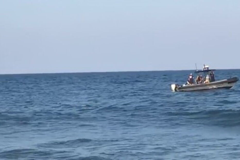 Banhistas incrédulos após aterragem de avião em praia nos Estados Unidos