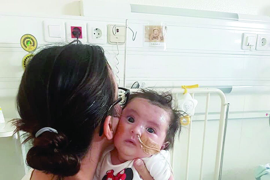 Matilde saiu do Hospital de Santa Maria e está em casa 