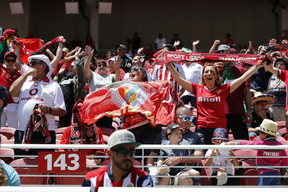 Chivas - Benfica na International Champions Cup de 2019, na Califórnia