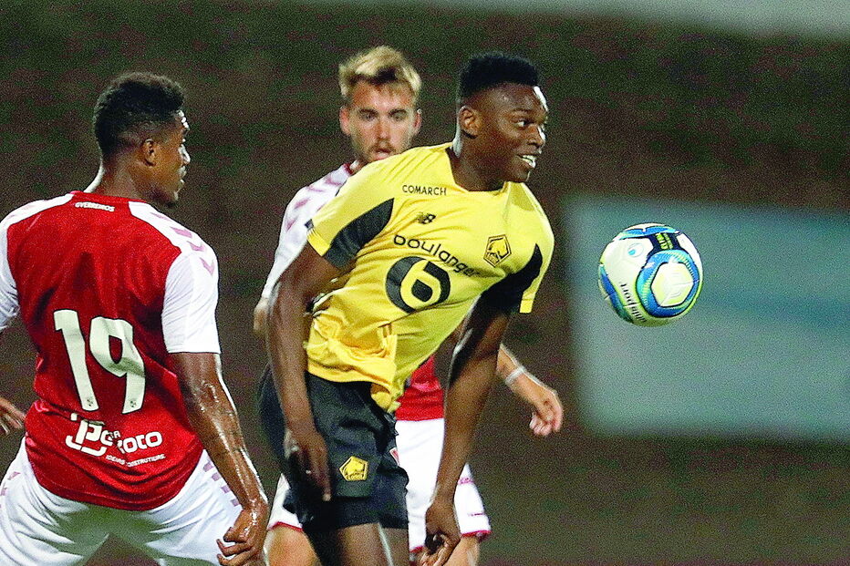 Leão marcou na vitória do Lille (2-0) sobre o Sp. Braga, na sexta-feira