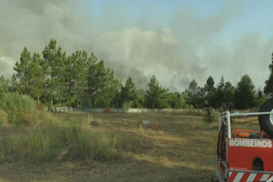 Mais de 150 bombeiros combatem incêndio em Viseu