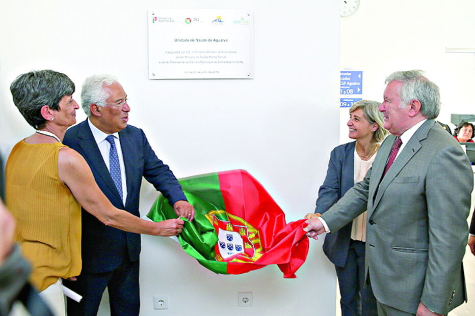 Descerramento da placa em Agualva-Cacém