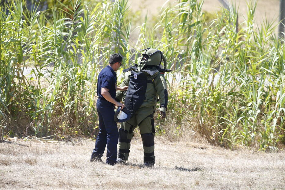 Encontrados engenhos explosivos em caixote de lixo em Coina 