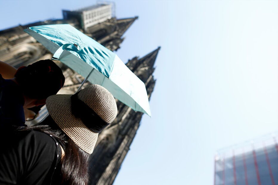 Calor abrasador na Alemanha