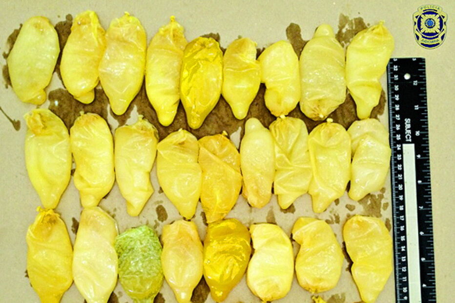 Cocaína apreendida no aeroporto 