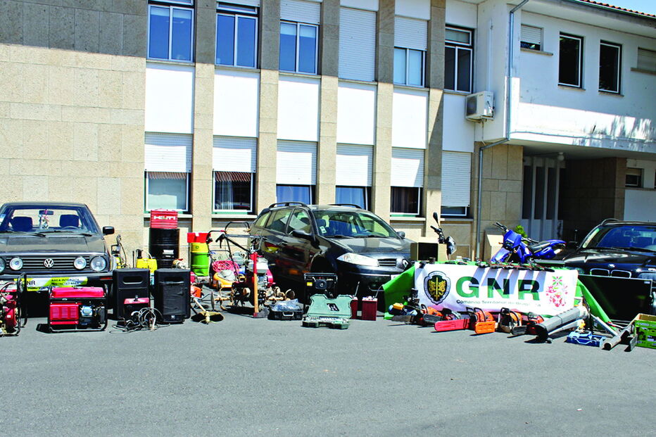 Ação envolveu 95 elementos de várias valências da GNR, que encontraram os artigos roubados ao longo dos anos