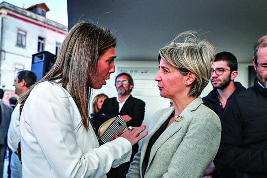 Ana Rita Cavaco com Marta Temido