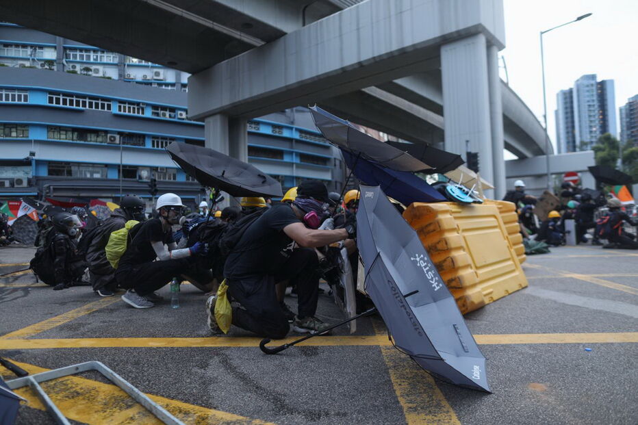 Protestos em Hong Kong