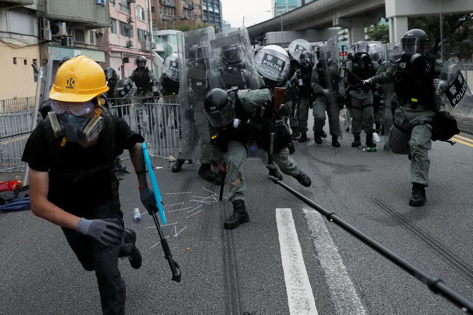 Protestos em Hong Kong