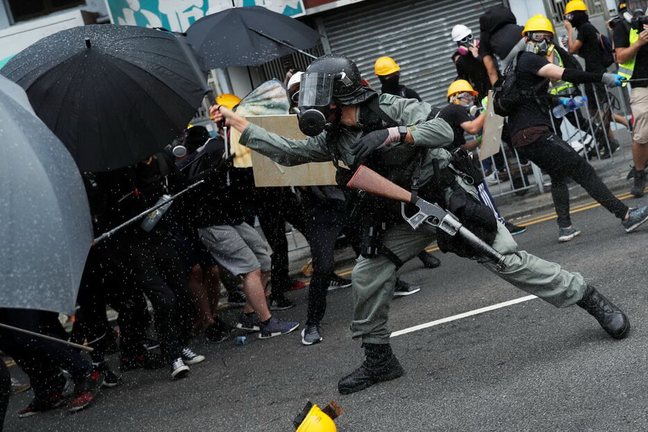 Protestos em Hong Kong