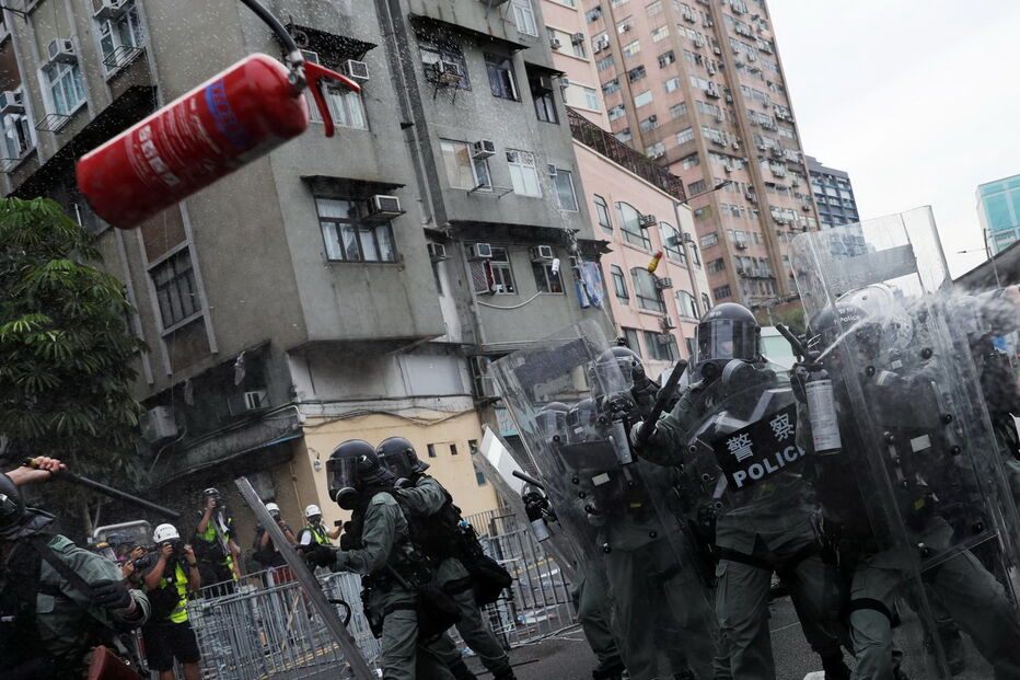 Protestos em Hong Kong