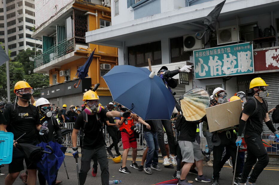 Protestos em Hong Kong