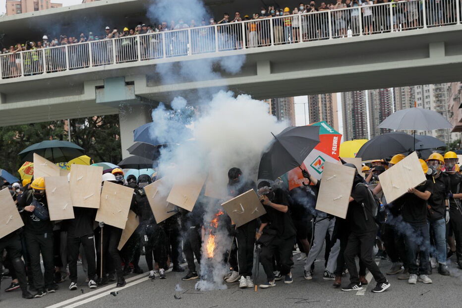 Protestos em Hong Kong