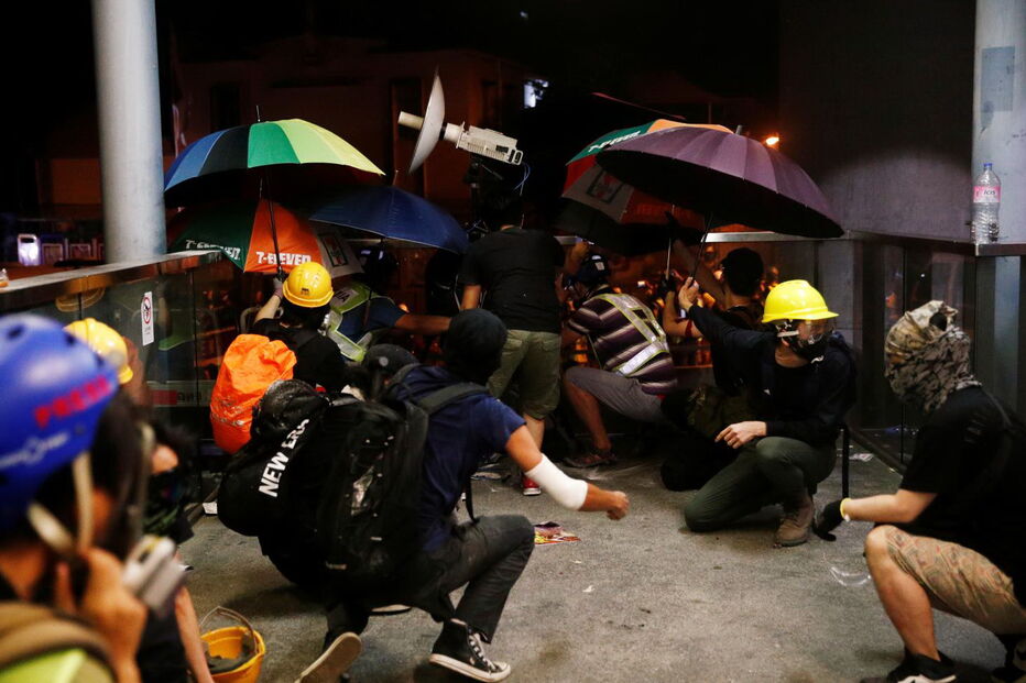 Protestos em Hong Kong