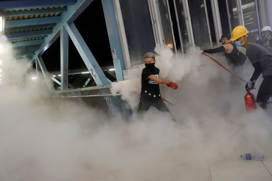 Protestos em Hong Kong
