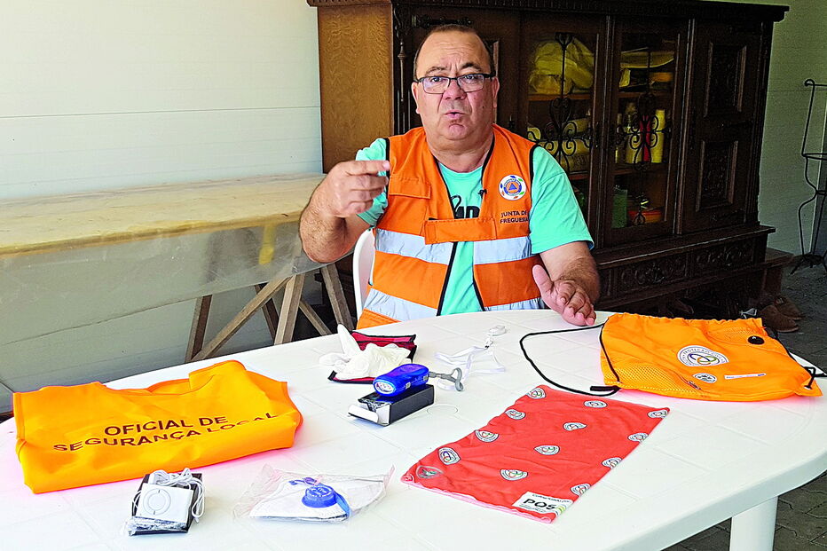 António Fernandes é presidente da Junta de Freguesia de Santiago de Montalegre, no Sardoal, e explicou ao CM que têm os kits das ‘Aldeia Seguras’      