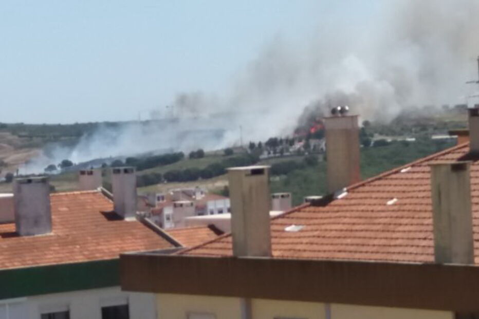 Chamas consomem zona de mato junto a depósito de combustível no Hospital Amadora-Sintra
