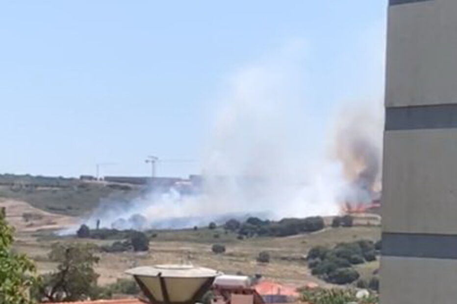 Chamas consomem zona de mato junto a depósito de combustível no Hospital Amadora-Sintra