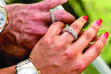 Alianças de Rui Patrício e Vera Ribeiro