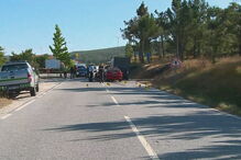 Colisão entre três viaturas em Castro Daire