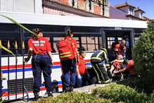 Acidente de autocarro em Queluz