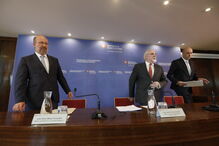 Conferência governo sobre greve dos motoristas