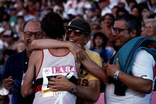 Carlos Lopes, o herói de ouro em Los Angeles. Campeão Olímpico em 1984