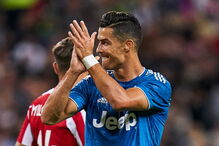 Cristiano Ronaldo em campo pela Juventus 